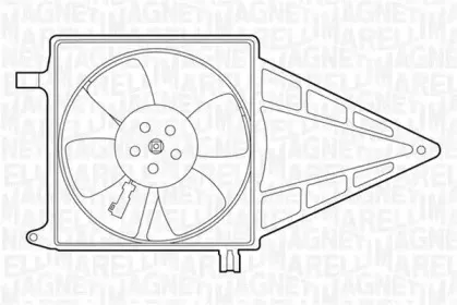 069422211010 MAGNETI MARELLI Вентилятор, охлаждение двигателя 069422211010 MAGNETI MARELLI Вентилятор, охлаждение двигателя