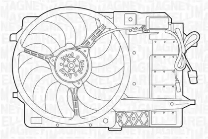 069422277010 MAGNETI MARELLI Вентилятор, охлаждение двигателя 069422277010 MAGNETI MARELLI Вентилятор, охлаждение двигателя