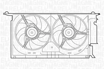 069422285010 MAGNETI MARELLI Вентилятор, охлаждение двигателя 069422285010 MAGNETI MARELLI Вентилятор, охлаждение двигателя
