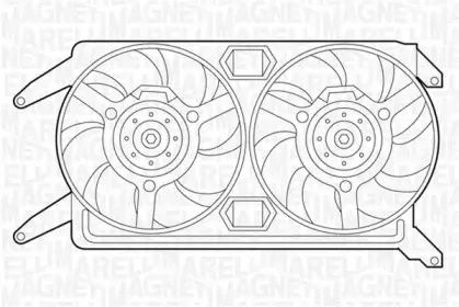 069422298010 MAGNETI MARELLI Вентилятор, охлаждение двигателя 069422298010 MAGNETI MARELLI Вентилятор, охлаждение двигателя