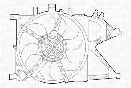 069422331010 MAGNETI MARELLI Вентилятор, охлаждение двигателя 069422331010 MAGNETI MARELLI Вентилятор, охлаждение двигателя