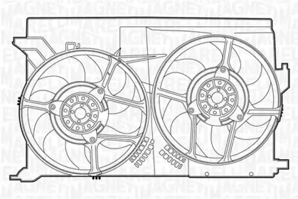 069422339010 MAGNETI MARELLI Вентилятор, охлаждение двигателя 069422339010 MAGNETI MARELLI Вентилятор, охлаждение двигателя