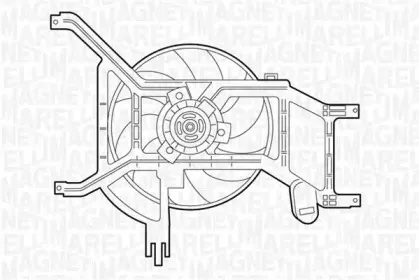 069422354010 MAGNETI MARELLI Вентилятор, охлаждение двигателя 069422354010 MAGNETI MARELLI Вентилятор, охлаждение двигателя