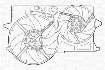069422390010 MAGNETI MARELLI Вентилятор, охлаждение двигателя 069422390010 MAGNETI MARELLI Вентилятор, охлаждение двигателя