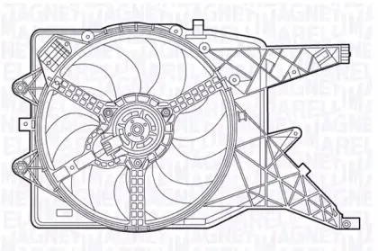 069422491010 MAGNETI MARELLI Вентилятор, охлаждение двигателя 069422491010 MAGNETI MARELLI Вентилятор, охлаждение двигателя