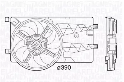 069422574010 MAGNETI MARELLI Вентилятор, охлаждение двигателя 069422574010 MAGNETI MARELLI Вентилятор, охлаждение двигателя