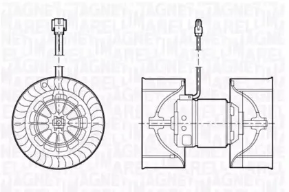 069412691010 MAGNETI MARELLI Вентилятор салона 069412691010 MAGNETI MARELLI Вентилятор салона