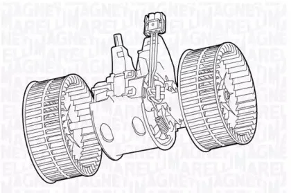 069412707010 MAGNETI MARELLI Вентилятор салона 069412707010 MAGNETI MARELLI Вентилятор салона