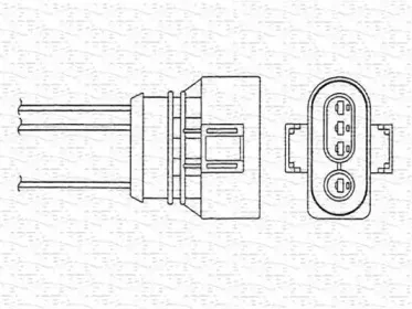 460000194010 MAGNETI MARELLI Лямбда-зонд 460000194010 MAGNETI MARELLI Лямбда-зонд