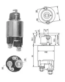 940113050231 MAGNETI MARELLI Тяговое реле, стартер 940113050231 MAGNETI MARELLI Тяговое реле, стартер
