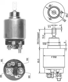 940113050268 MAGNETI MARELLI Тяговое реле, стартер 940113050268 MAGNETI MARELLI Тяговое реле, стартер