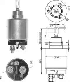 940113050327 MAGNETI MARELLI Тяговое реле, стартер 940113050327 MAGNETI MARELLI Тяговое реле, стартер