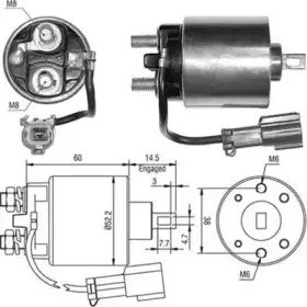 940113050401 MAGNETI MARELLI Тяговое реле, стартер 940113050401 MAGNETI MARELLI Тяговое реле, стартер