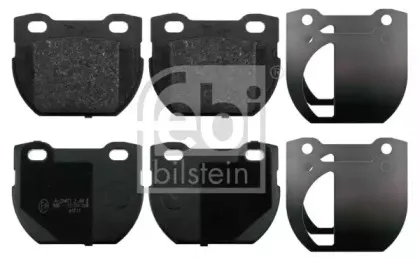 116115 FEBI BILSTEIN Комплект тормозных колодок, дисковый тормоз