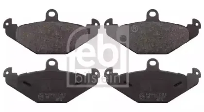 116158 FEBI BILSTEIN Комплект тормозных колодок, дисковый тормоз