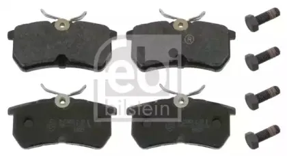 16167 FEBI BILSTEIN Комплект тормозных колодок, дисковый тормоз