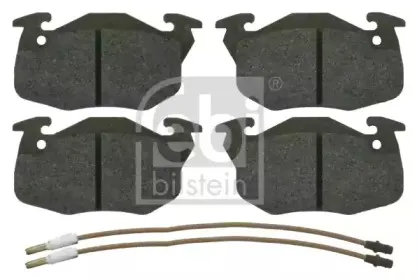 16192 FEBI BILSTEIN Комплект тормозных колодок, дисковый тормоз