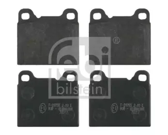 16230 FEBI BILSTEIN Комплект тормозных колодок, дисковый тормоз