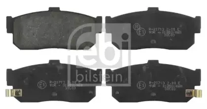 16272 FEBI BILSTEIN Комплект тормозных колодок, дисковый тормоз