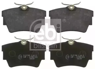 16472 FEBI BILSTEIN Комплект тормозных колодок, дисковый тормоз