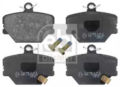 16485 FEBI BILSTEIN Комплект тормозных колодок, дисковый тормоз