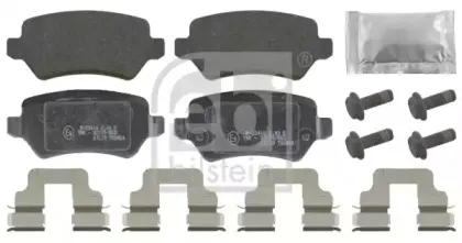 16512 FEBI BILSTEIN Комплект тормозных колодок, дисковый тормоз