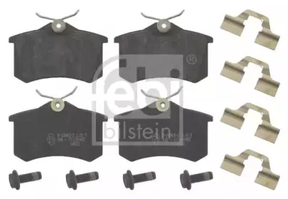 16527 FEBI BILSTEIN Комплект тормозных колодок, дисковый тормоз