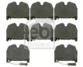 16534 FEBI BILSTEIN Комплект тормозных колодок, дисковый тормоз