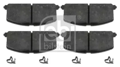 16581 FEBI BILSTEIN Комплект тормозных колодок, дисковый тормоз