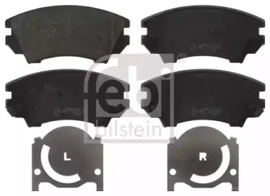 16892 FEBI BILSTEIN Комплект тормозных колодок, дисковый тормоз