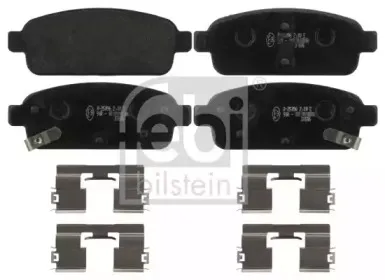 16893 FEBI BILSTEIN Комплект тормозных колодок, дисковый тормоз