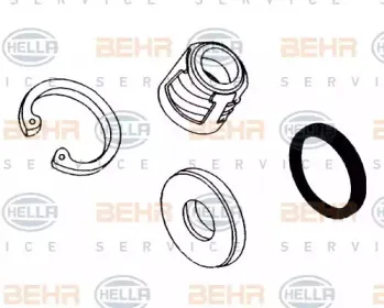 9GR 351 155-801 BEHR HELLA SERVICE Набор прокладок, комрессор