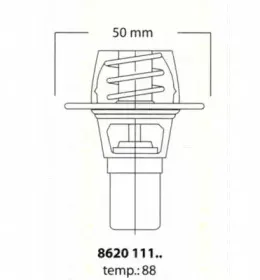 8620 11191 TRISCAN Термостат, охлаждающая жидкость