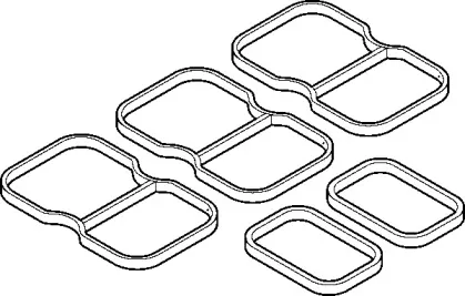 137.080 ELRING Комплект прокладок, впускной коллектор