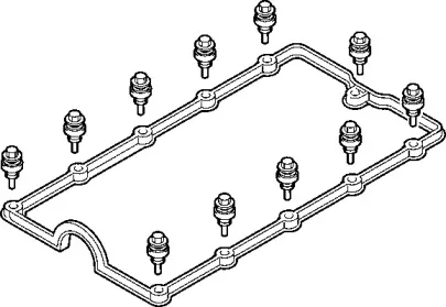 388.930 ELRING Комплект прокладок, крышка головки цилиндра