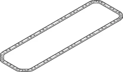 395.410 ELRING Прокладка, масляный поддон