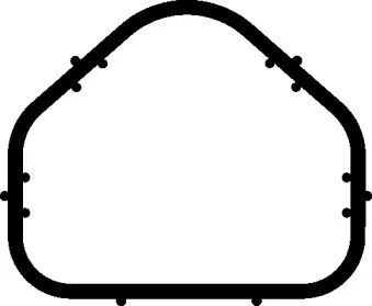 486.040 ELRING Прокладка, впускной коллектор