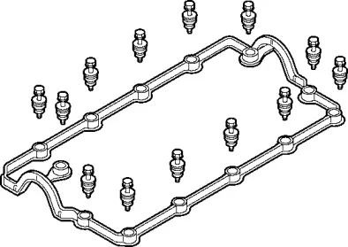 726.290 ELRING Комплект прокладок, крышка головки цилиндра
