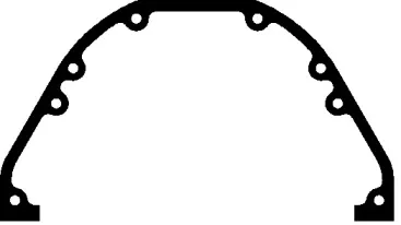 756.769 ELRING Прокладка, крышка картера (блок-картер двигателя)