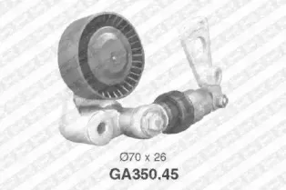 GA350.45 SNR Натяжной ролик, поликлиновойремень