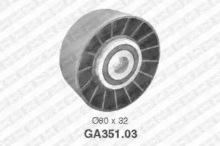 GA351.03 SNR Натяжной ролик, поликлиновойремень
