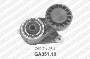 GA351.10 SNR Натяжной ролик, поликлиновойремень