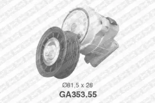 GA353.55 SNR Натяжной ролик, поликлиновойремень