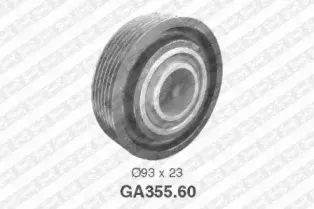 GA355.60 SNR Паразитный / ведущий ролик, поликлиновой ремень