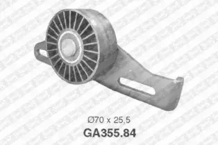 GA355.84 SNR Натяжной ролик, поликлиновойремень