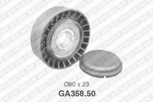 GA358.50 SNR Паразитный / ведущий ролик, поликлиновой ремень