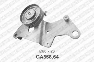 GA358.64 SNR Натяжной ролик, поликлиновойремень