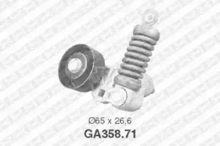 GA358.71 SNR Натяжной ролик, поликлиновойремень