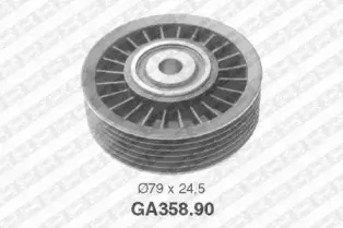 GA358.90 SNR Паразитный / ведущий ролик, поликлиновой ремень
