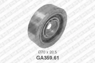 GA359.61 SNR Натяжной ролик, поликлиновойремень